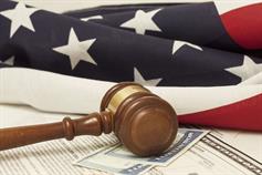 American flag, gavel & social security card - Raleigh Immigration attorney 